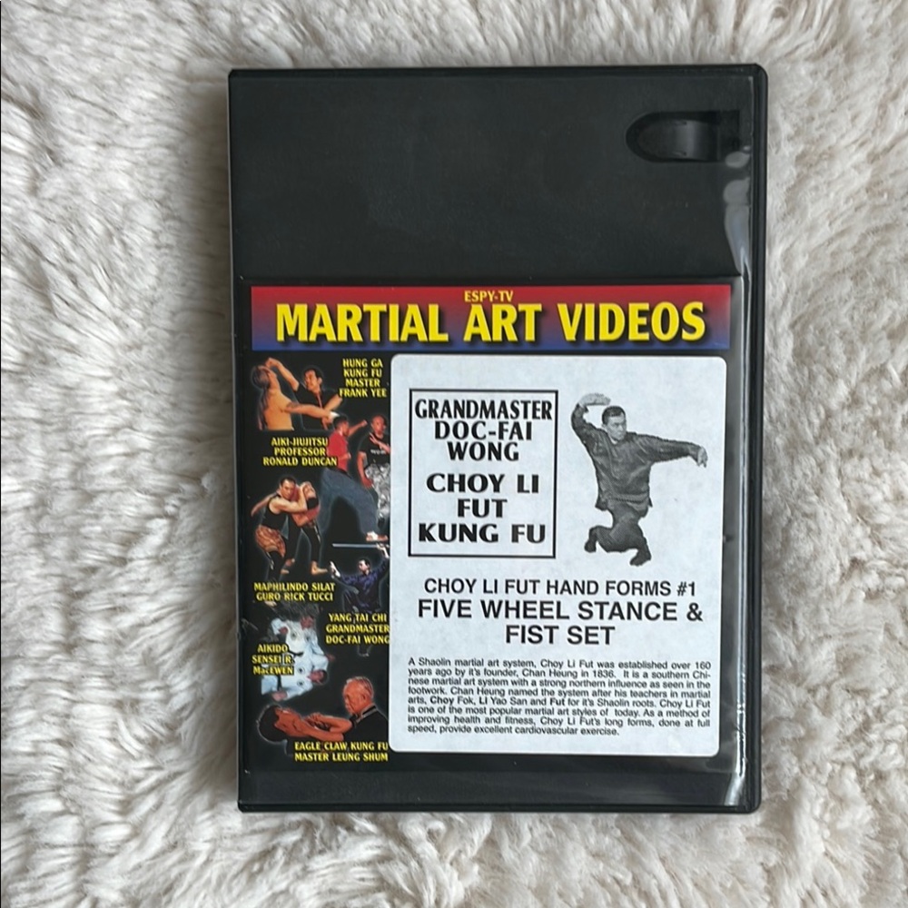 Choy Li Fut Hand Forms #1 DVD by Grandmaster Doc Fai Wong